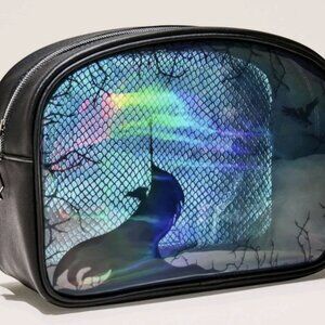 Disney Villains Maleficent Bath & Body Works Cosmetic Makeup Bag Iridescent Evil